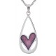NECKLACE HEART TEARDROP